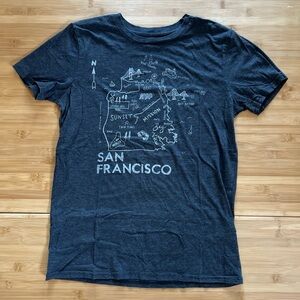 San Francisco Graphic Crewneck Tee - Dark Gray